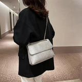 Quilted Flap Shoulder Bag Crossbody Chain Tote Handbag