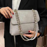 Quilted Flap Shoulder Bag Crossbody Chain Tote Handbag