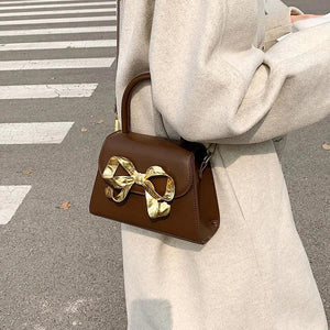 Green Square Crossbody Bag PU Leather Wide Strap Handbag Tote