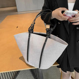 Casual Women Straw Big Totes Rattan Shoulder Bags Summer Woven Beach Handbag