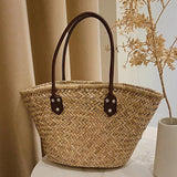 Women Boho Tote Bag Straw Beach Handbag Party Clutch
