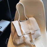 Women Pink Large Capacity Tote Shoulder Bags Soft Pu Leather Crossbody Bags