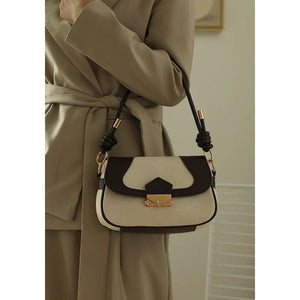 Female Style Knotted Shoulder Bag Underarm Bag OL Commuter Messenger Bag