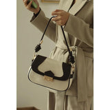 Female Style Knotted Shoulder Bag Underarm Bag OL Commuter Messenger Bag