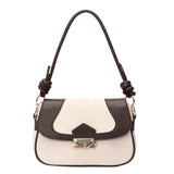 Female Style Knotted Shoulder Bag Underarm Bag OL Commuter Messenger Bag