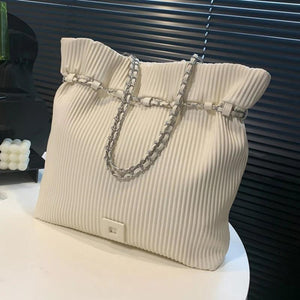 Casual Women PU Leather Big Handbags Female Green Shoulder Bag