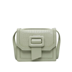 Spring Colorful Small Square Flap Crossbody Handbag