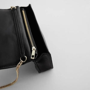 ZA Women's Chain Stiletto Bag Mini Square Bag Lady Handbag
