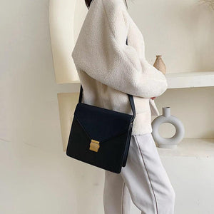 Women Messenger Bags Female Brown Yellow Shoulder Bags Office Lady Flap