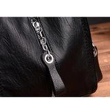 Rustic Leather Crossbody Bag for Women