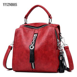 Rustic Leather Crossbody Bag for Women