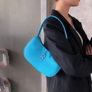 Women's PU Leather Armpit Shoulder Bag Casual Handbags