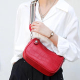 Yellow Cowhide Leather Crossbody Bag for Women Summer Handbag and Purses