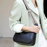 Yellow Cowhide Leather Crossbody Bag for Women Summer Handbag and Purses