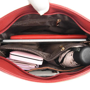 Soft Pu Leather Women Handbags High Shoulder Messenger Bag Ladies Hand Bag