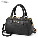 Vintage Crocodile Pattern PU Leather Handbag Women Shoulder Bag