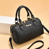 Vintage Crocodile Pattern PU Leather Handbag Women Shoulder Bag