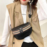 Winter Leather Shoulder Bag for Women