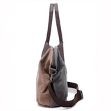 Women Canvas Tote Bag Large Pocket Casual Handbag Shoulder Bag