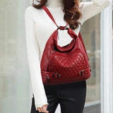 Leather Women Bags Tote Top-Handle Shoulder Crossbody Bag for Ladies