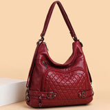 Leather Women Bags Tote Top-Handle Shoulder Crossbody Bag for Ladies