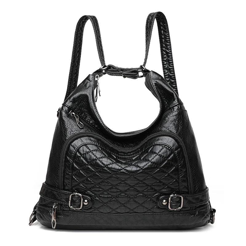 Leather Women Bags Tote Top-Handle Shoulder Crossbody Bag for Ladies
