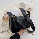 Small Flap Shoulder Bags for Women High Crossbody Women's Bag Pu Leather