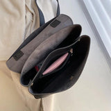 Vintage Female Tote Bag High PU Leather Handbag Shoulder Messenger Bags