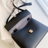 Vintage Female Tote Bag High PU Leather Handbag Shoulder Messenger Bags