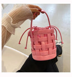 Fashionable Small Bucket Shoulder Messenger Bag