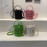Fashionable Small Bucket Shoulder Messenger Bag