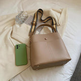 Soft Leather Crossbody Bags for Women Retro Small Tote Messenger Bag