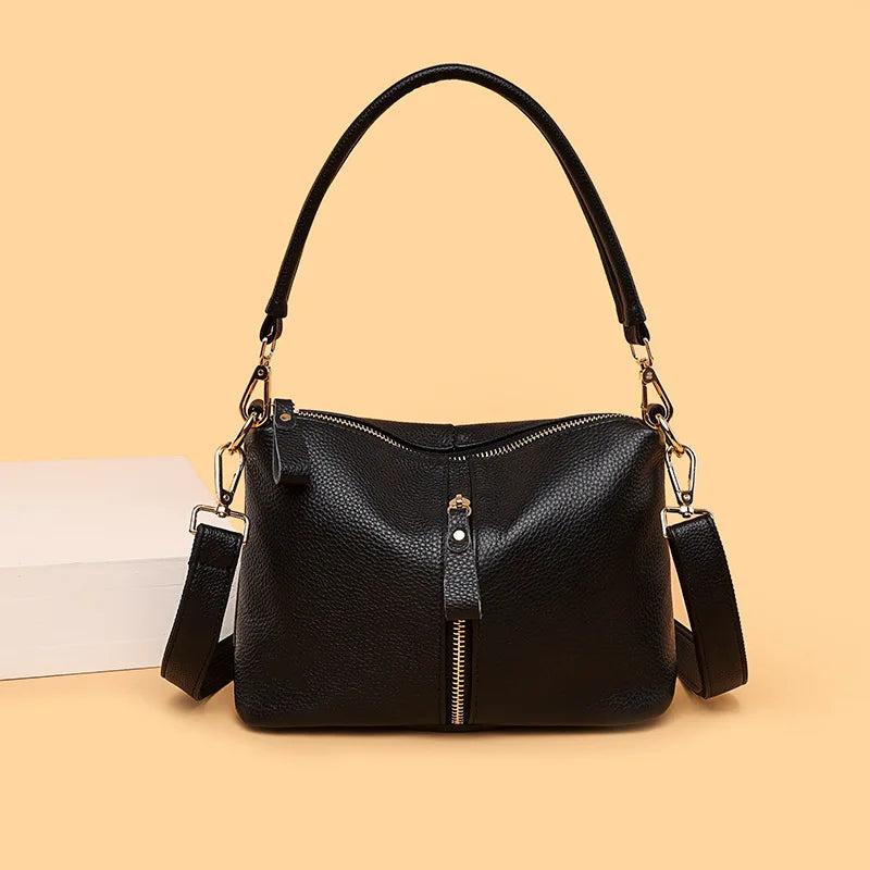 Leather Crossbody Bag Women Shoulder Totes Cowhide