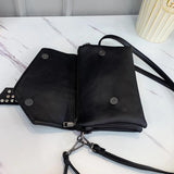 Skull Crossbody Bag Rivet Women Handbag Shoulder Bag Punk Small Lady Bags Clutch