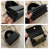 Furry Women Handbag Ladies Shoulder Crossbody Bag High End PU Chain