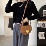 Top Handle Bag for Women Shoulder Crossbody Saddle Handbag Purse