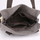 Canvas Bag Women's Retro Patchwork Crossbody Shoulder Bag