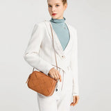 Stylish Chain Rhombic Woven Shoulder Bag