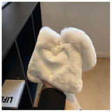 Plush Ladies Crossbody Bag Love Handbag Furry Women's Purse