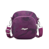 Waterproof Nylon Women Shoulder Bags Camouflage Lady Mini Handbag Zipper Flap