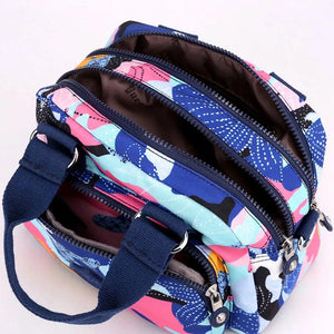 Colorful Printing Nylon Crossbody Shoulder Bag Summer Handbag