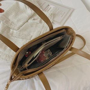 Soft Leather Messenger Bag Retro Ladies Crossbody Bags Small Purses