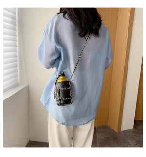 Creative Kettle Shoulder Bag Ladies Personality Chain Messenger Bag