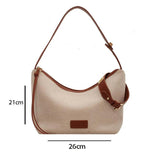 Canvas Shoulder Bag Large Capacity Women's Casual Messenger Bag