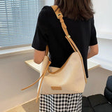Canvas Shoulder Bag Large Capacity Women's Casual Messenger Bag