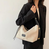 Canvas Shoulder Bag Large Capacity Women's Casual Messenger Bag