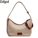 Canvas Shoulder Bag Large Capacity Women's Casual Messenger Bag