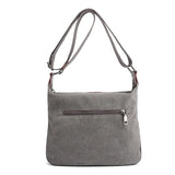 Vintage Canvas Crossbody Bag Retro Fabric Shoulder Messenger Bag Women