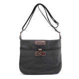 Vintage Canvas Crossbody Bag Retro Fabric Shoulder Messenger Bag Women
