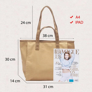 Large Canvas Tote Bag Women's Shopping School Shoulder Bag Ladies Handbag